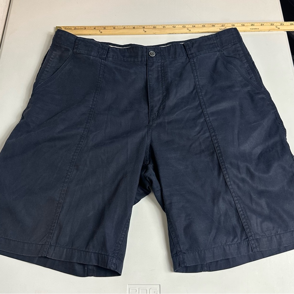 Tommy Bahama Men’s Classic Cotton Blend Navy 7-Pocket Cargo Style Pants Size 35 - Picture 3 of 7